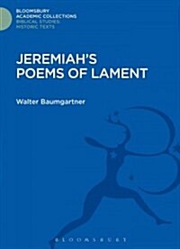 Jeremiahs Poems of Lament (Hardcover)