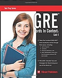 GRE Words in Context: List 1 (Paperback)