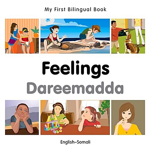 My First Bilingual Book -  Feelings (English-Somali) (Board Book)