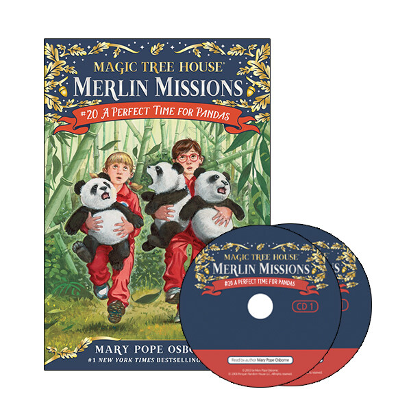 Merlin Mission #20 : A Perfect Time for Pandas (Paperback + CD )