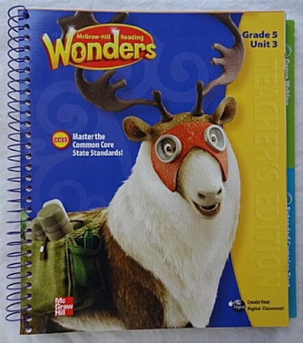 [중고] Reading Wonders:  Teacher‘s Edition, Grade 5, Unit 3 (Spiral)