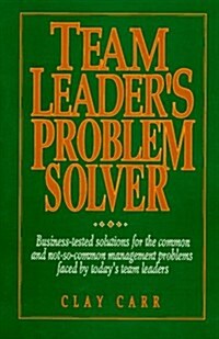 Team Leaders Problem Solver (Paperback)