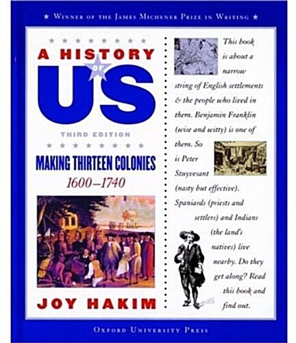 A History of US: Book 2: Making Thirteen Colonies 1600-1740 (Hardcover, 3rd)