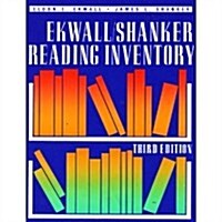 Ekwall/Shanker Reading Inventory (Paperback, 3rd/Sprl)