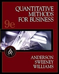 Quantitative Methods for Business, with CD-ROM, 9th edition (Hardcover, 9th)