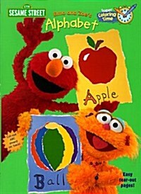 Elmo and Zoes Alphabet (Super Coloring Book) (Paperback)