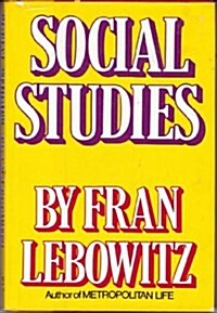 Social Studies (Hardcover, 1st)