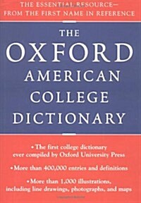 Oxford American College Dictionary (Hardcover, Indexed)