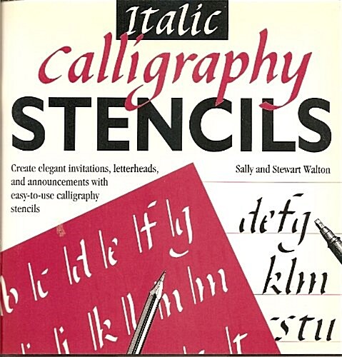 Italic Calligraphy Stencils (Paperback)