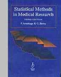 Statistical methods in medical research 3rd ed