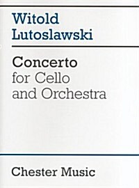 Concerto for Cello and Orchestra (Paperback)