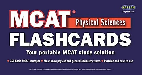 MCAT Physical Sciences Flashcards (Flip-O-Matic) (Paperback, 1st)