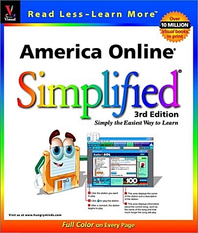 America Online Simplified (Visual Read Less, Learn More) (Paperback, 3rd)