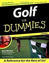 [중고] Golf For Dummies (For Dummies (Computer/Tech)) (Paperback, 2nd)