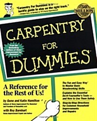 Carpentry For Dummies (Paperback, 1st)