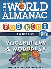 [중고] World Almanac Puzzler Deck: Vocabulary & Wordplay Ages 11-13 - Grades 6-7 (Cards, Flc Crds)