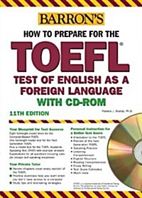 Barrons How to Prepare for the TOEFL test (Paperback, CD-ROM, 11th)