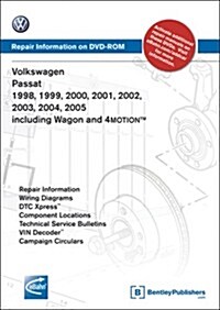 Volkswagen Passat 1998, 1999, 2000, 2001 2002, 2003, 2004, 2005: Repair Manual on DVD-ROM (Windows 2000/XP) (DVD-ROM)