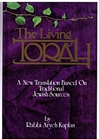 The Living Torah English Edition With Haftarot, Bibliography, & Index (Hardcover)