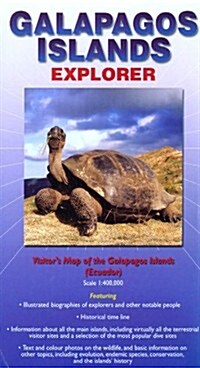 Galapagos Islands Explorer : Visitors Map of the Galapagos Islands (Ecuador) (Sheet Map, folded, 2 ed)