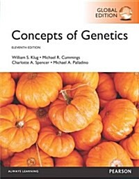 Concepts of Genetics, Global Edition + Mastering Genetics without Pearson eText (Package, 11 ed)