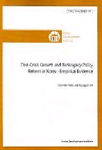 Post-crisis growth and bankruptcy policy : reform in Korea : Empirical evidence