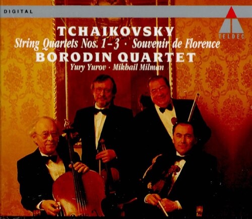 [수입] Peter Ilyich Tchaikovsky - String Quartets No 1-3, Etc / Borodin Quartet