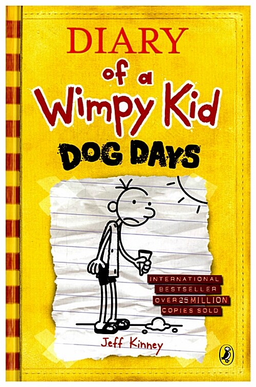 [중고] Diary of a Wimpy Kid #4 : Dog Days (Hardcover, 영국판)