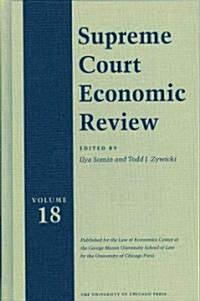 Supreme Court Economic Review, Volume 18 (Hardcover)