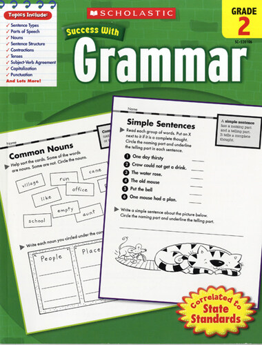 [중고] Scholastic Success with Grammar, Grade 2 (Paperback)