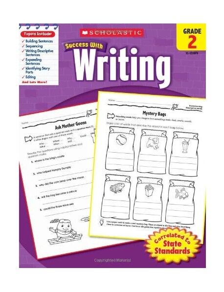 [중고] Scholastic Success with Writing, Grade 2 (Paperback)