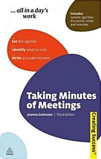 Taking Minutes of Meetings (Paperback, 2nd, Revised)