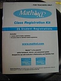 Student Registration Packets for Mathxl 25 (Paperback)