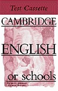 Cambridge English for Schools Tests 3 Audio Cassette (Audio Cassette)