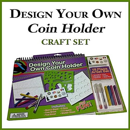 Design Your Own Coin Holder Craft Set (Paperback)