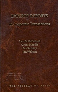 Experts Reports in Corporate Transactions: (Hardcover)