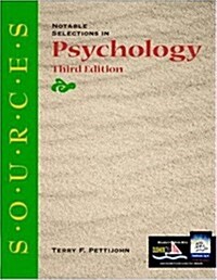 Sources: Notable Selections in Psychology (Paperback, 3rd)