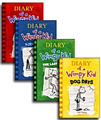 Diary of a Wimpy Kid 전 4권세트 (Hardcover 4권, 미국판)