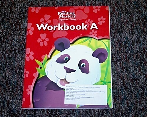 Reading Mastery Reading/Literature Strand Grade K, Workbook a (Spiral, 6)