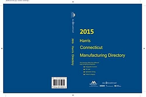 Harris Connecticut Manufacturers Directory 2015 (Paperback)