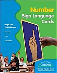 Number Sign Language Cards (Paperback)