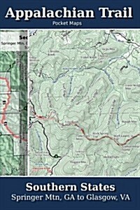 Appalachian Trail Pocket Maps - Southern States (Paperback)