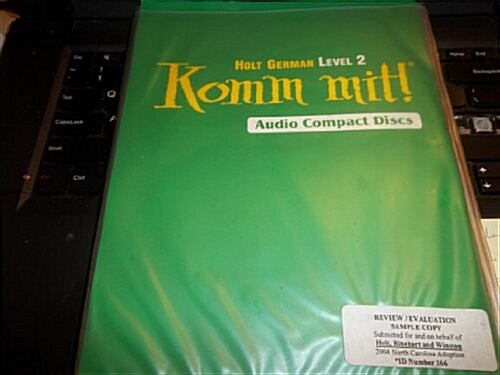 Holt German Level 2, Komm Mit! Audio Compact Discs (Audio CD)