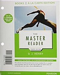 The Master Reader, Books a la Carte Edition Plus Myreadinglab with Etext - Access Card Package (Hardcover, 4th)