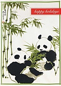 Holiday Pandas Boxed Holiday Half Notecards (Other)