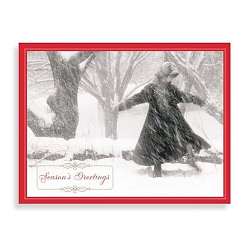 Winter Pirouett Boxed Draw Holiday Notecards (Other)