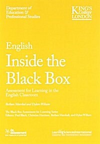 English Inside the Black Box: Assessment for Learning in the English Classroom (Paperback)