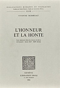 LHonneur Et La Honte (Paperback)