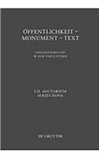 Offentlichkeit - Monument - Text: XIV Congressus Internationalis Epigraphiae Graecae Et Latinae (Hardcover)