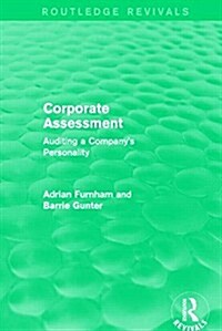 Corporate Assessment (Routledge Revivals) : Auditing a Company (Hardcover)
